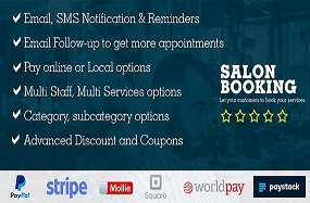 Salon Booking WordPress Plugin 3.23