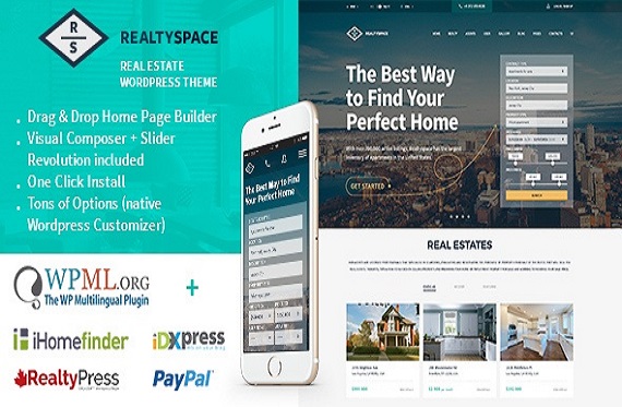 Realtyspace WordPress Theme