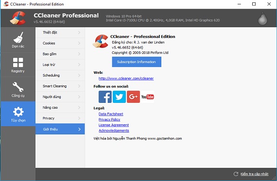 CCleaner Professional