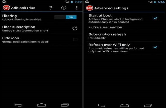 Adblock Plus for Android 1.3.0